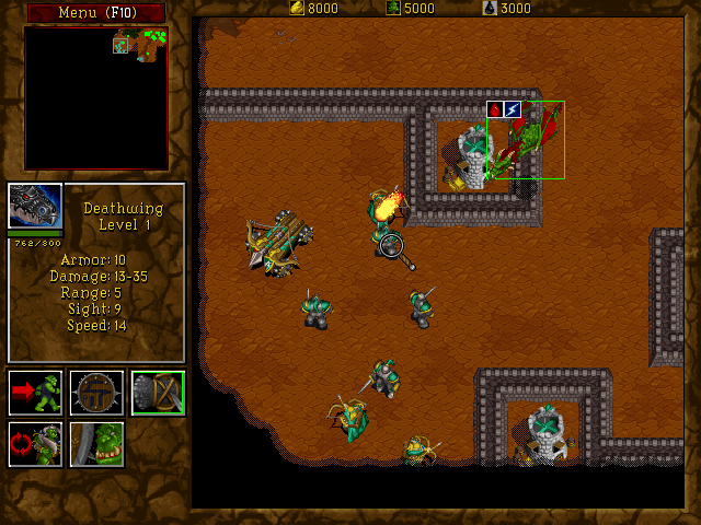 Deathwing on the last mission of the Orc campaign